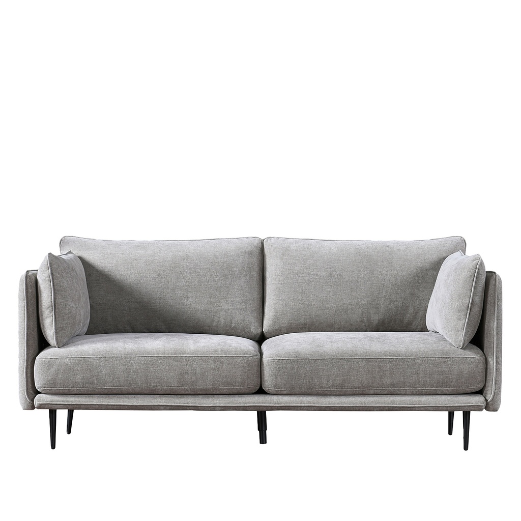 Sofá 3 cuerpos Dayton gris oscuro
