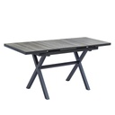 Mesa Bar Terraza extensible Lucca gris 8 puestos