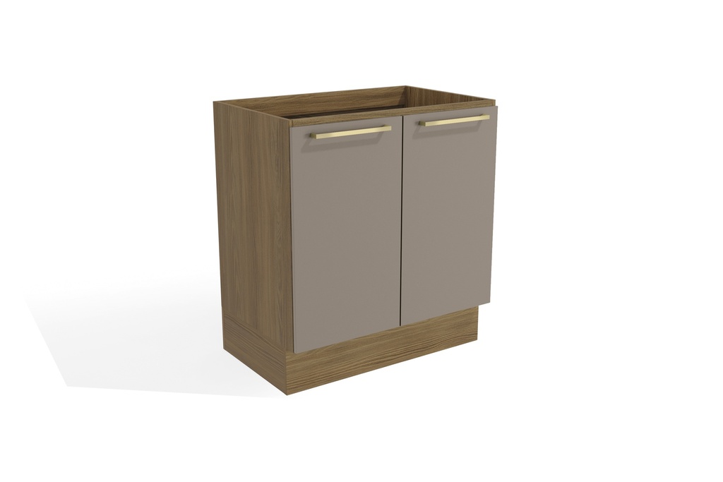 Base cocina Botanic gris 2 puertas 80cm