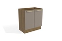 [230024385] Base cocina Botanic gris 2 puertas 80cm