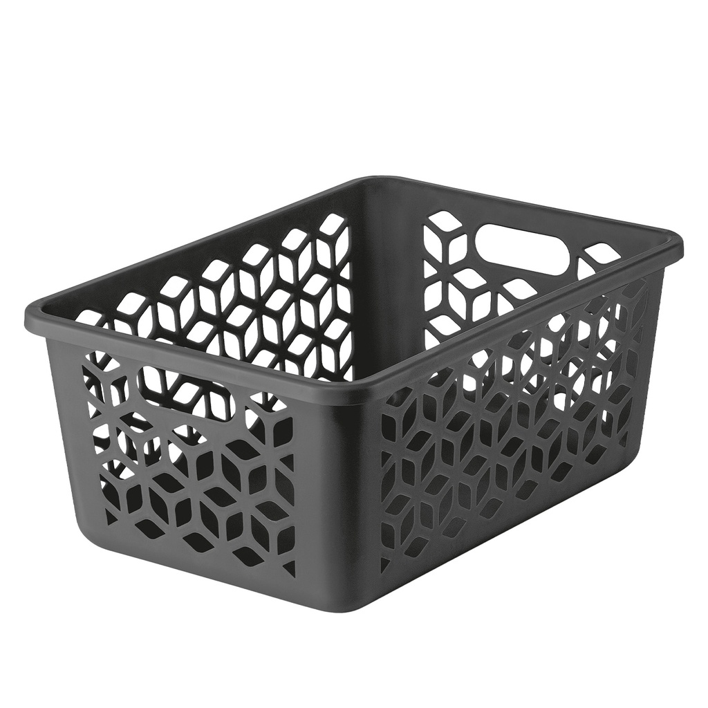 Canasto organizador negro 5L