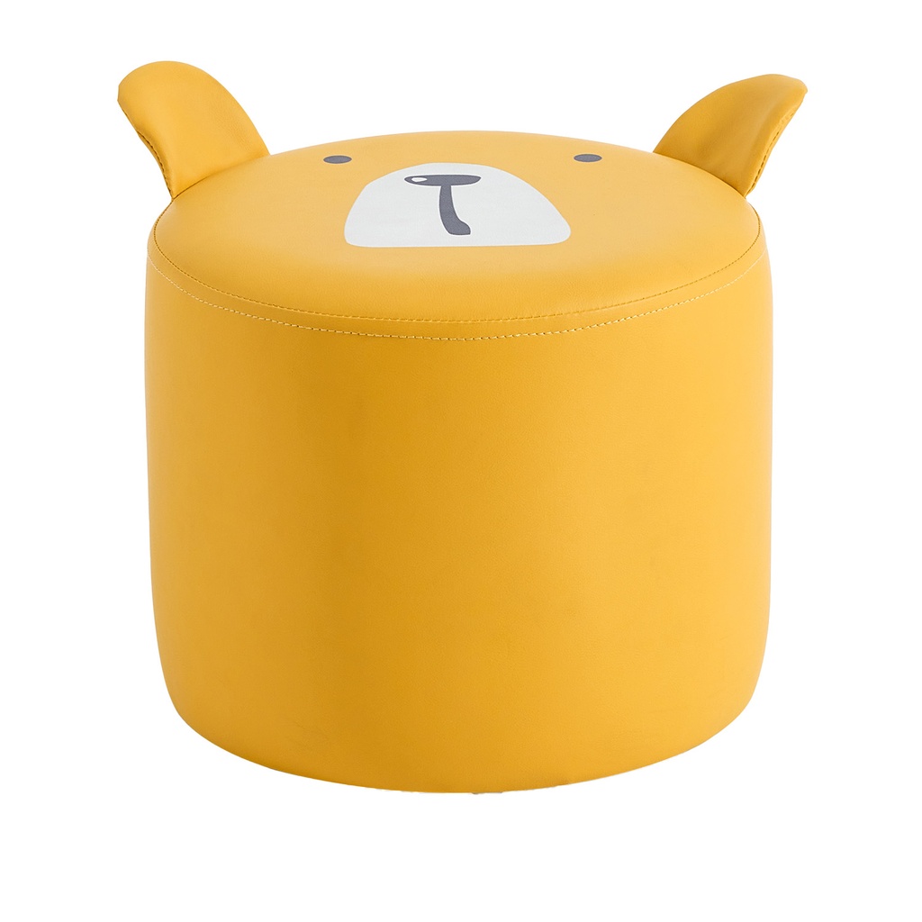 Pouf infantil amarillo