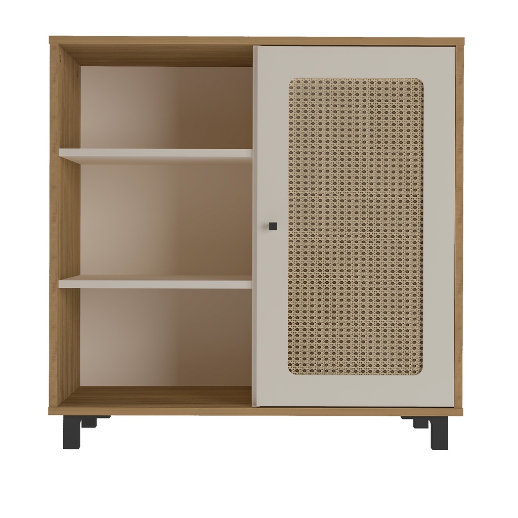 Buffet Charlotte roble-blanco