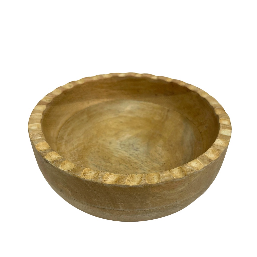 Bowl madera deco 15x15x5cm