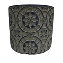 Macetero cerámica 12cm cemento Marrakech