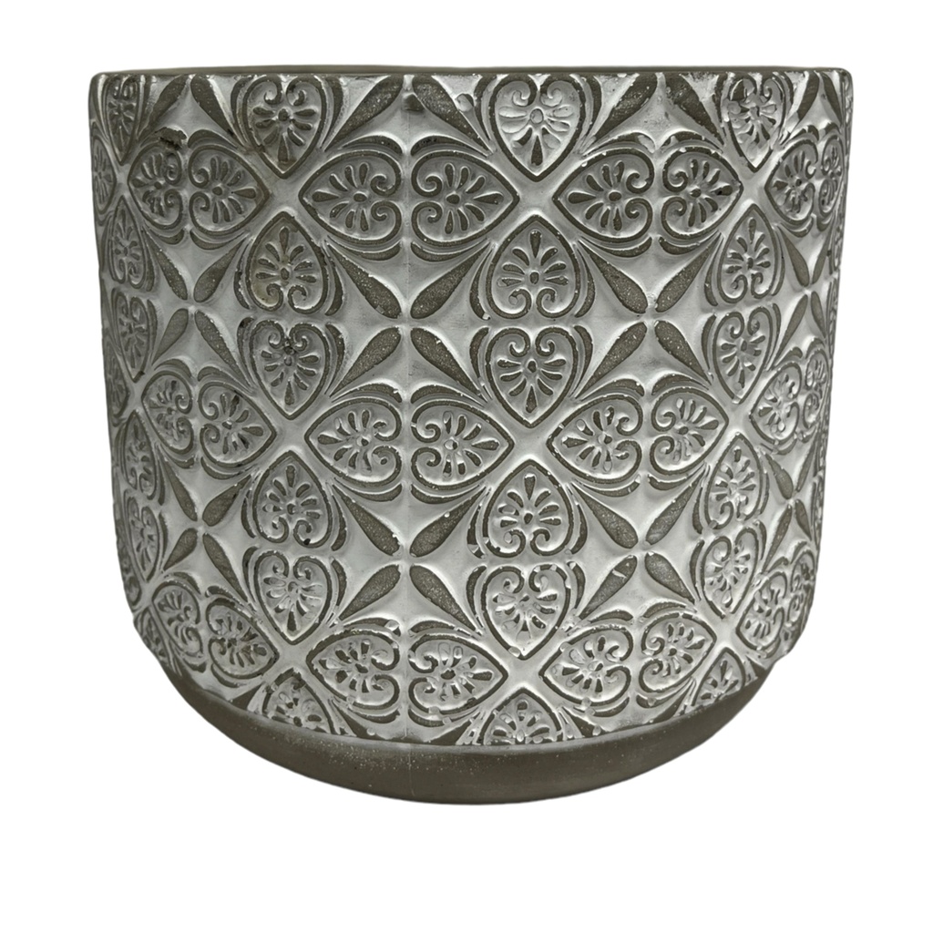 Macetero cemento Rabat 18cm