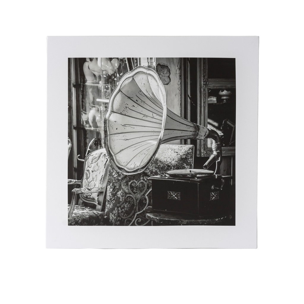 Canvas B&W retro 4 35x35cm