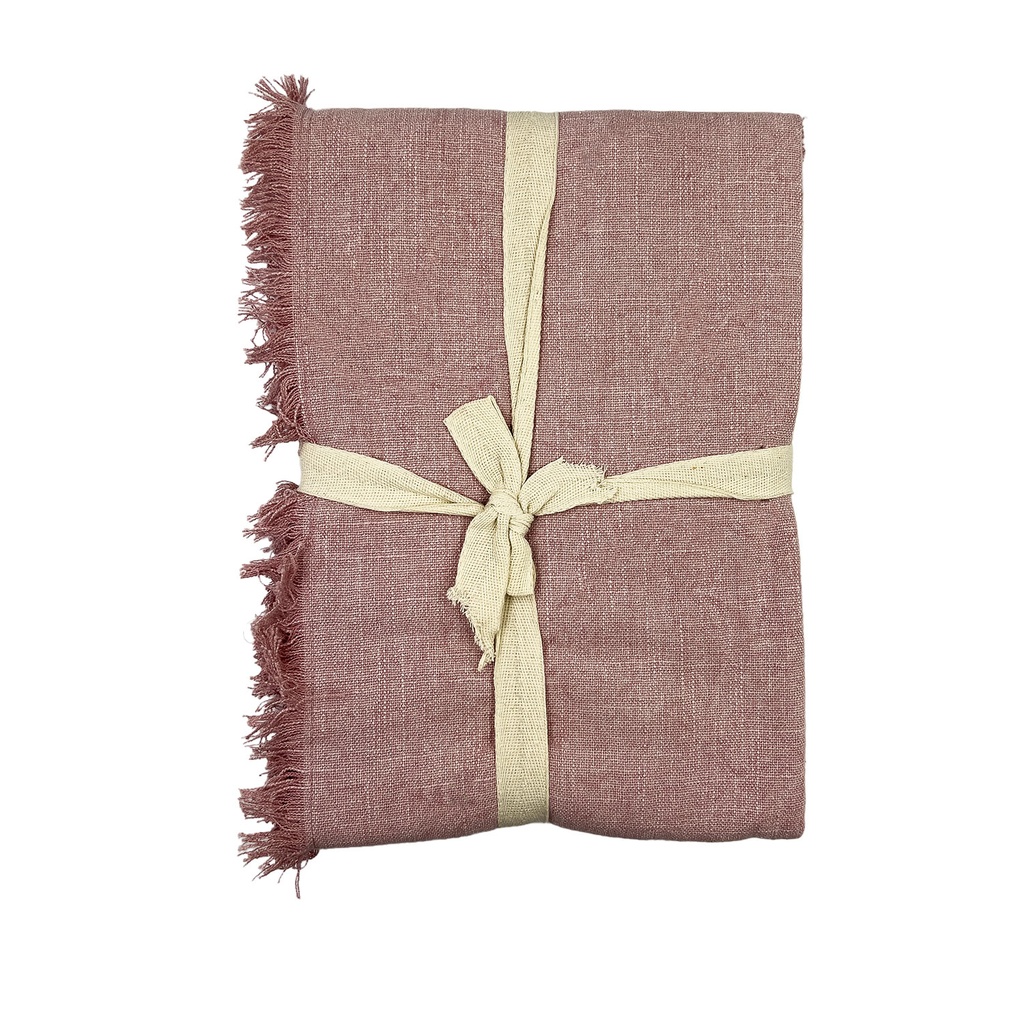 Mantel Slub rosa 135x180cm