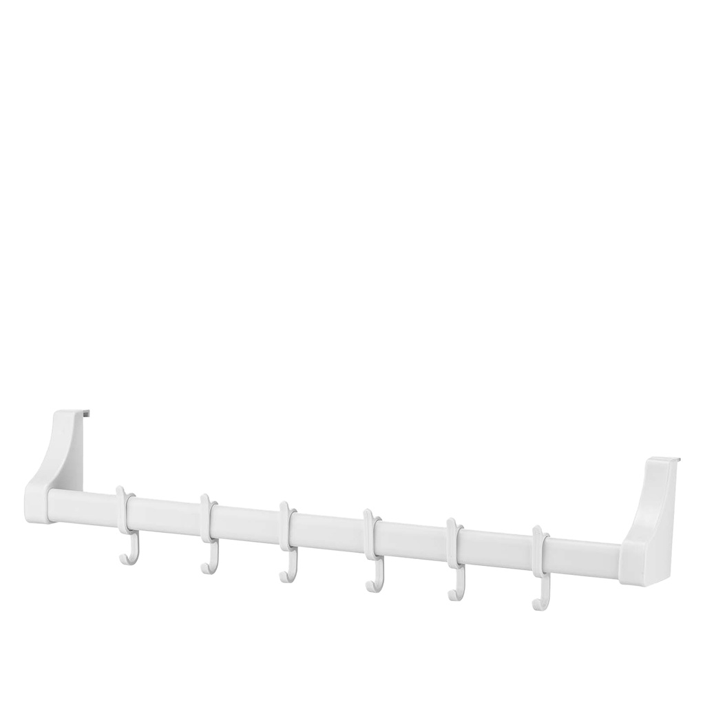 Perchero plástico 57cm con 6 ganchos