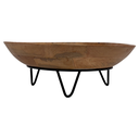 Fuente madera con pedestal 40cm