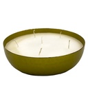 Vela con bowl dorado 20cm