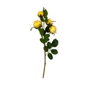 Rama rosas artificial amarillo 61cm