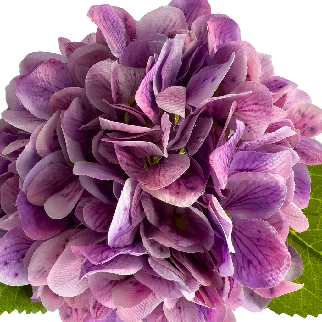Hortensia artificial morada 65cm
