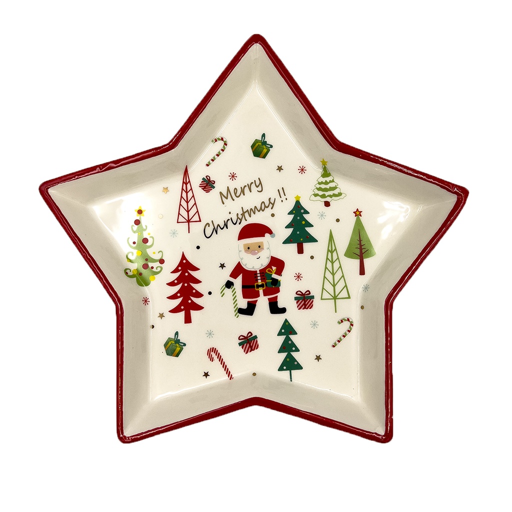 Pocillo navidad 23x22cm estrella