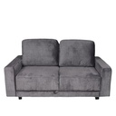 Sofá cama Bharu gris oscuro