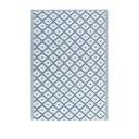 Alfombra Exterior PP rombos 2 azul 270x180cm