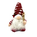 Viejo pascuero gnomo 28cm rojo