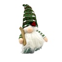Viejo pascuero gnomo 28cm verde