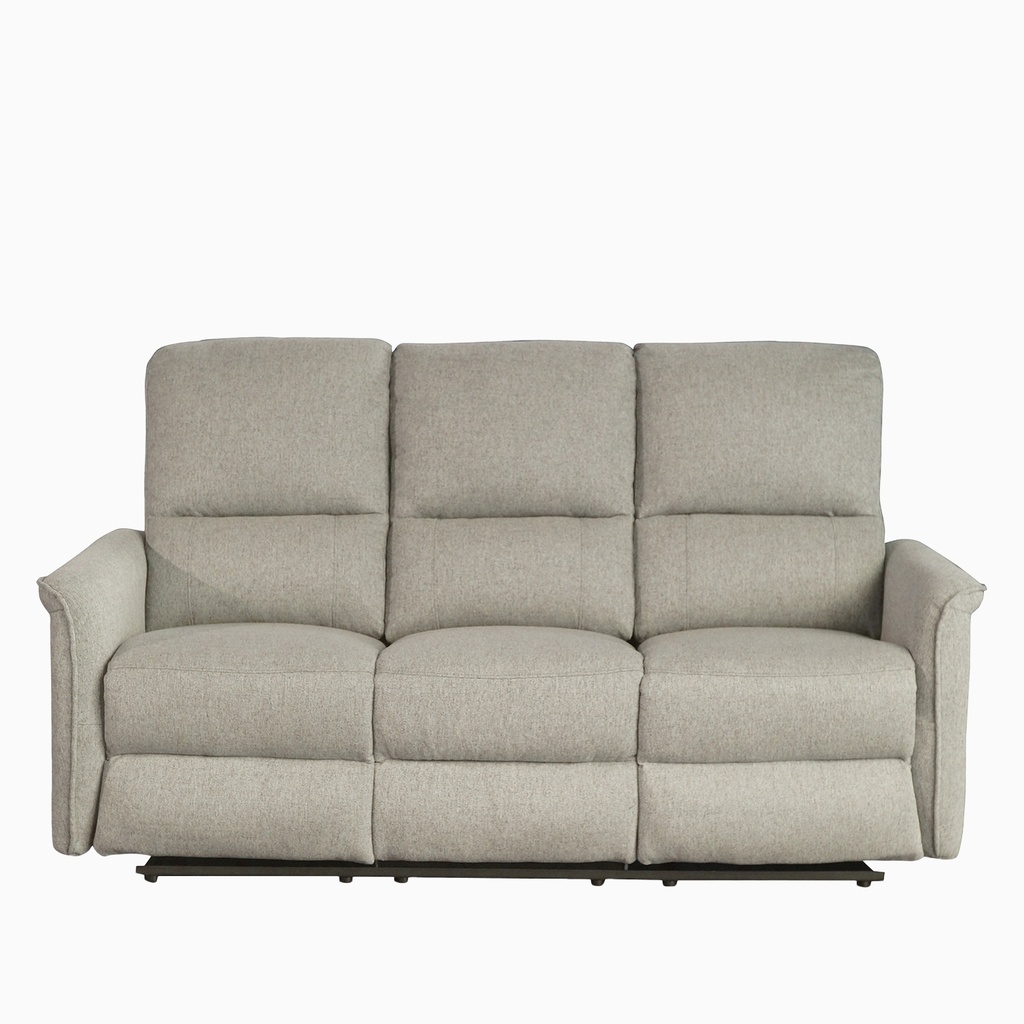Sofá reclinable 3 cuerpos Milos beige