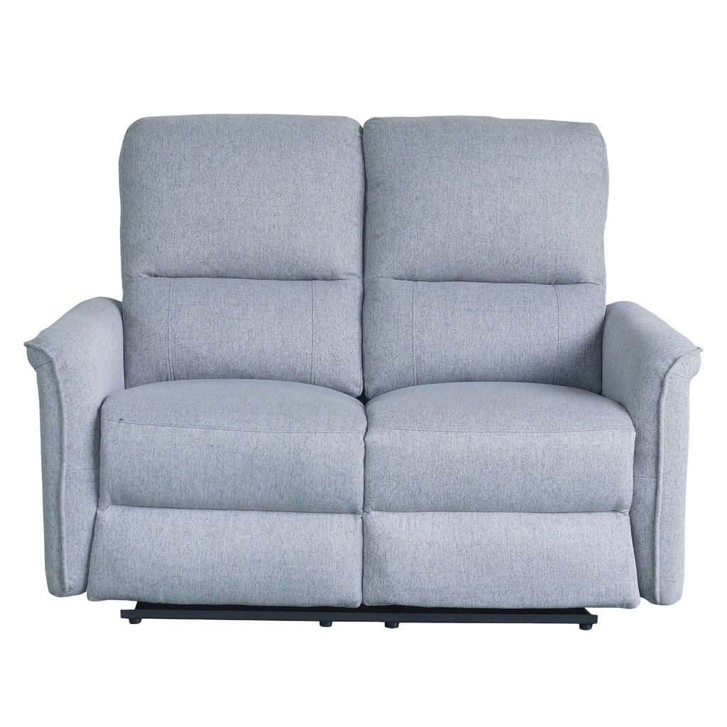 Sofá reclinable 2 cuerpos Milos gris
