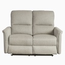 Sofá reclinable 2 cuerpos Milos beige
