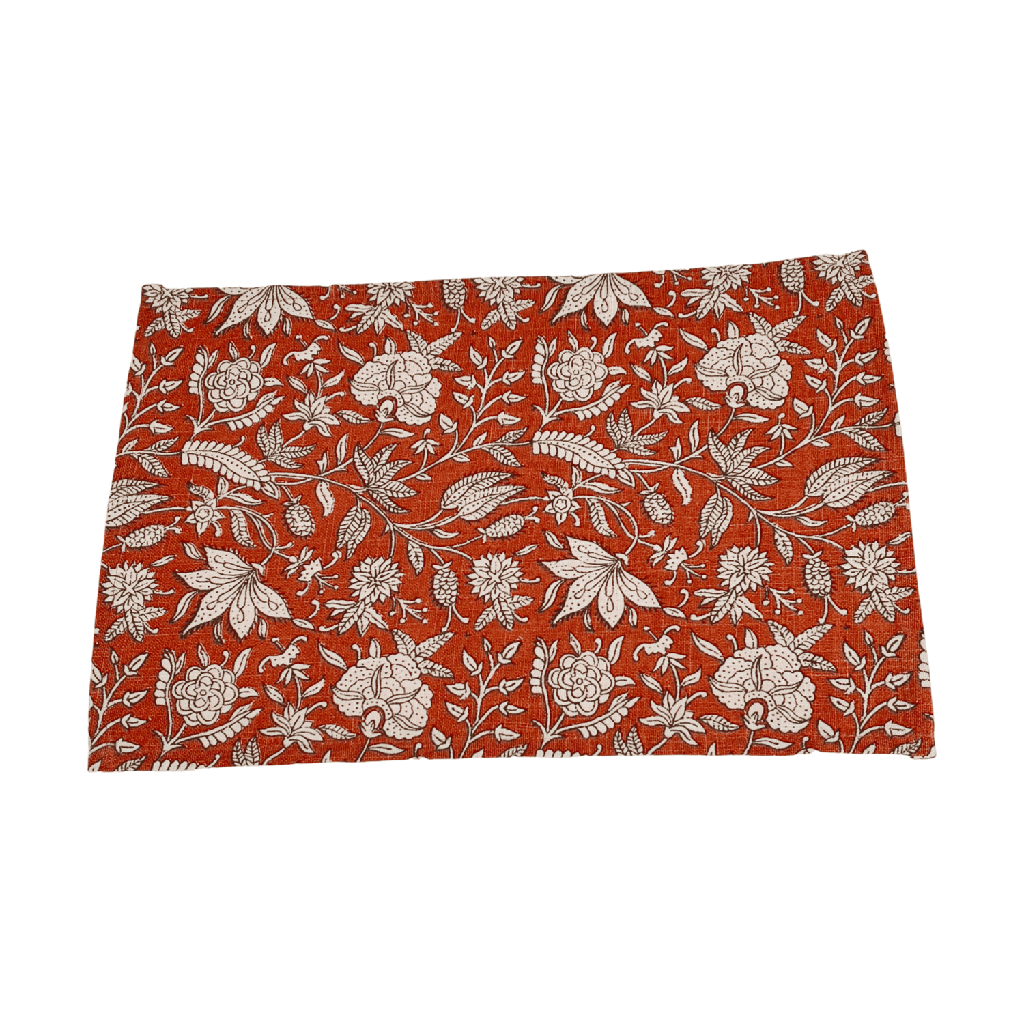 Individual flower print rojo 33x45cm