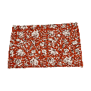 Individual flower print rojo 33x45cm