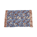 Individual flower print azul 33x45cm