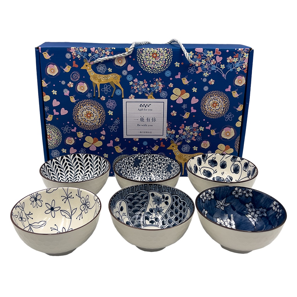 Bowls diseños 11,5cm set de 6