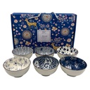 Bowls diseños 11,5cm set de 6