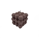 Vela cubo rubik café 6cm