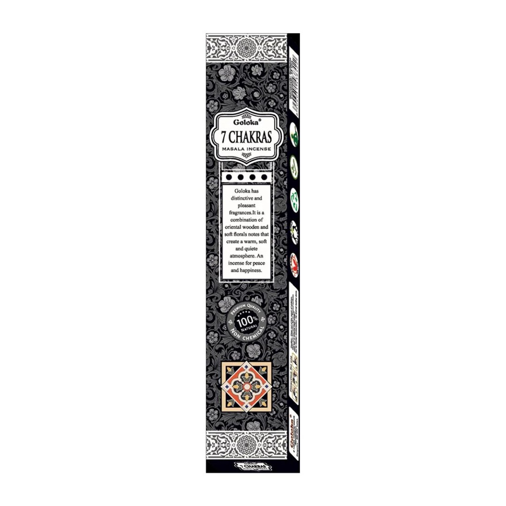 Incienso 7 Chakras Goloka Fit