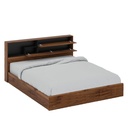 Cama 2 plazas Boegel café 200x150cm
