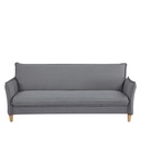 Futón con almacenaje Narvik gris oscuro