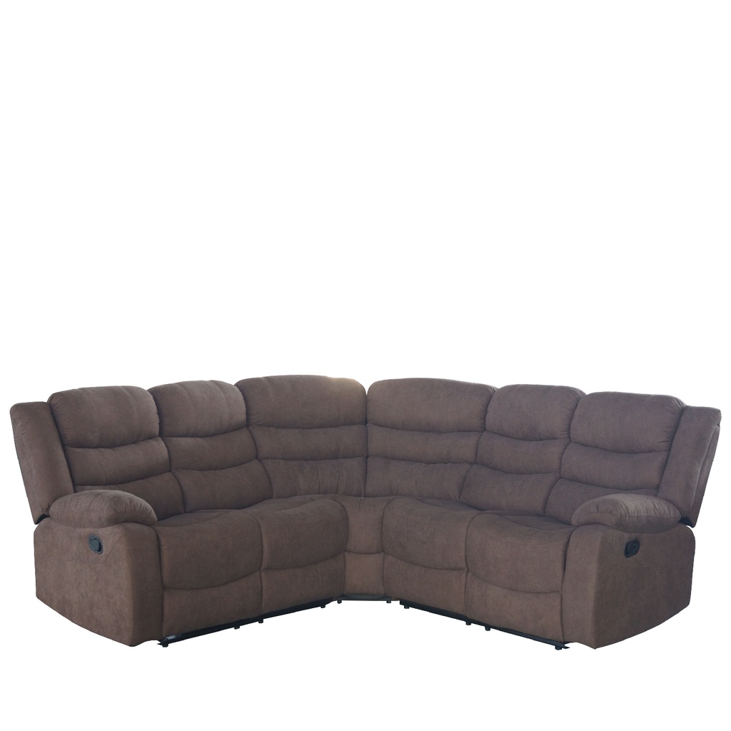 Sofá seccional reclinable Austin café