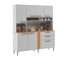 Cocina compacta Helena blanco