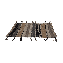 Bajada de cama Boho 60x90cm