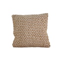 Cojín Pet tejido beige 45x45cm
