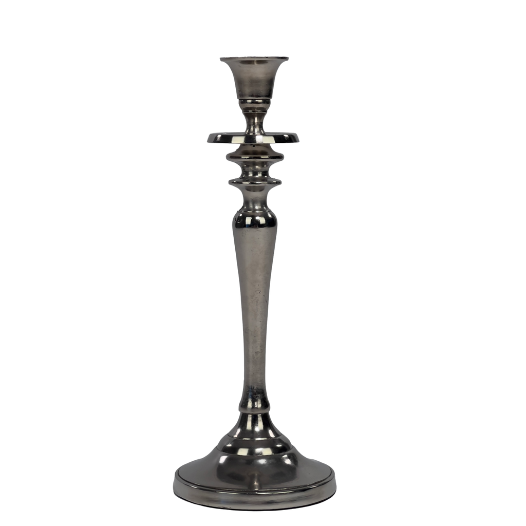 Candelabro plateado 27cm