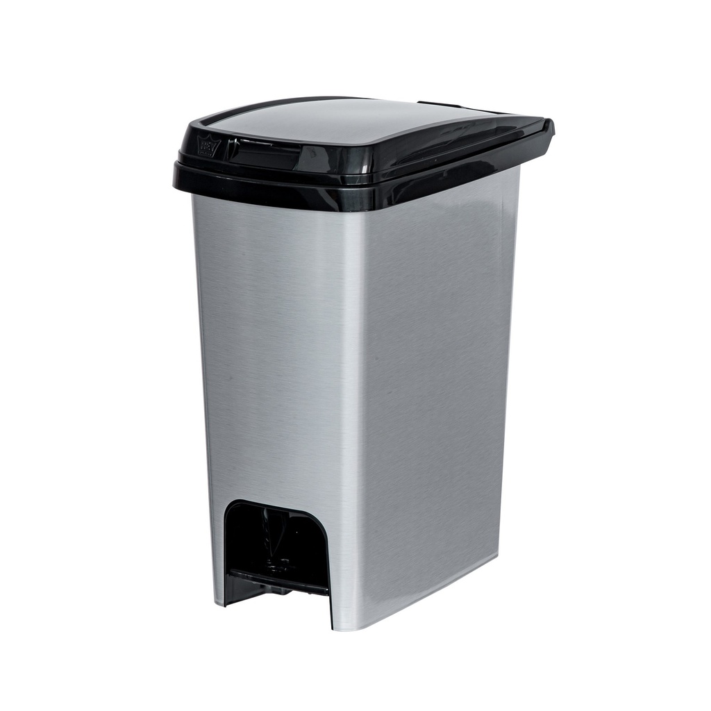 Papelera metalizada automática 12,5L