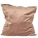 Cojín 45x45cm velvet café
