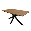 Mesa comedor 6 puestos Bonaire madera oscura