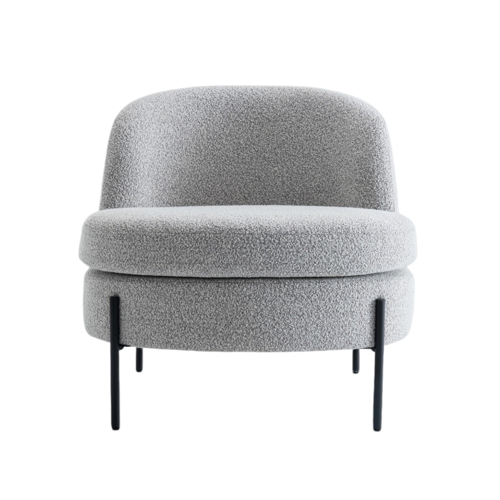 Poltrona Greta gris claro