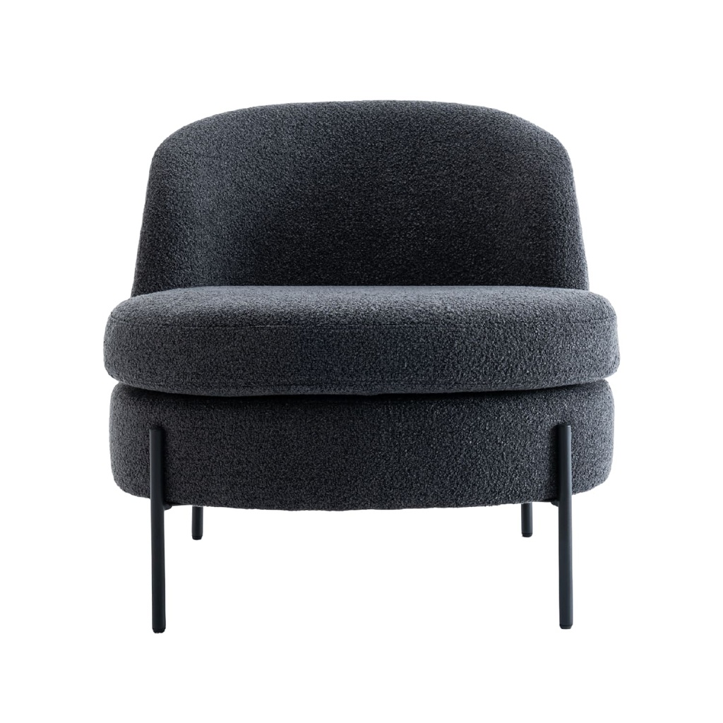 Poltrona Greta gris oscuro