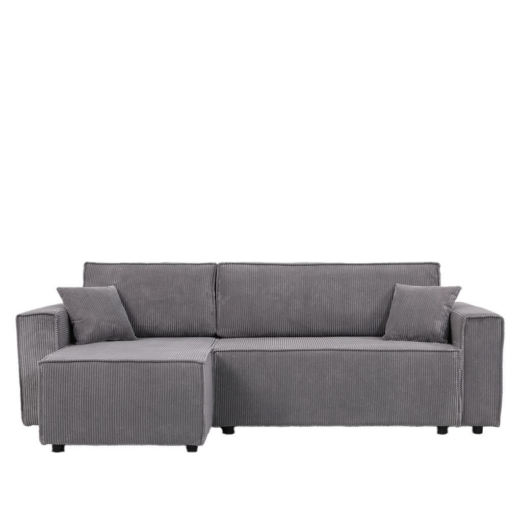 Sofá cama seccional Vito gris