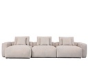 Sofá modular izquierdo Dante gris claro