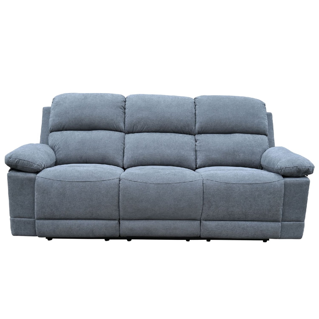 Sofá reclinable 3 cuerpos Mark gris