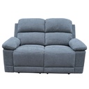 Sofá reclinable 2 cuerpos Mark gris