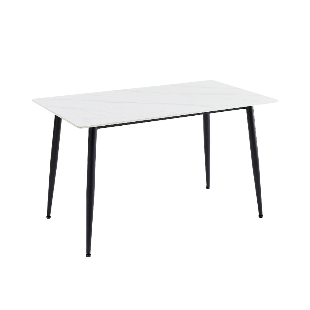 Mesa comedor 4 puestos Khissa blanco