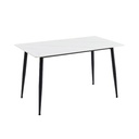 Mesa comedor 4 puestos Khissa blanco